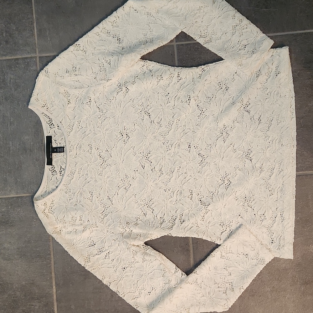 WHBM Lace Top